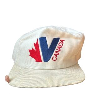 Vintage White Canada Logo Cap